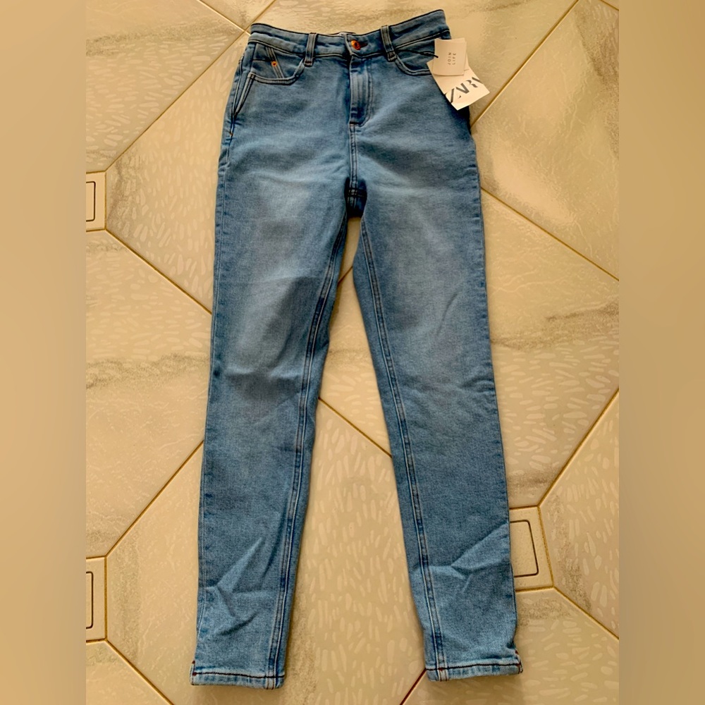 NWT Zara high rise skinny jeans size 36 EU 4 US